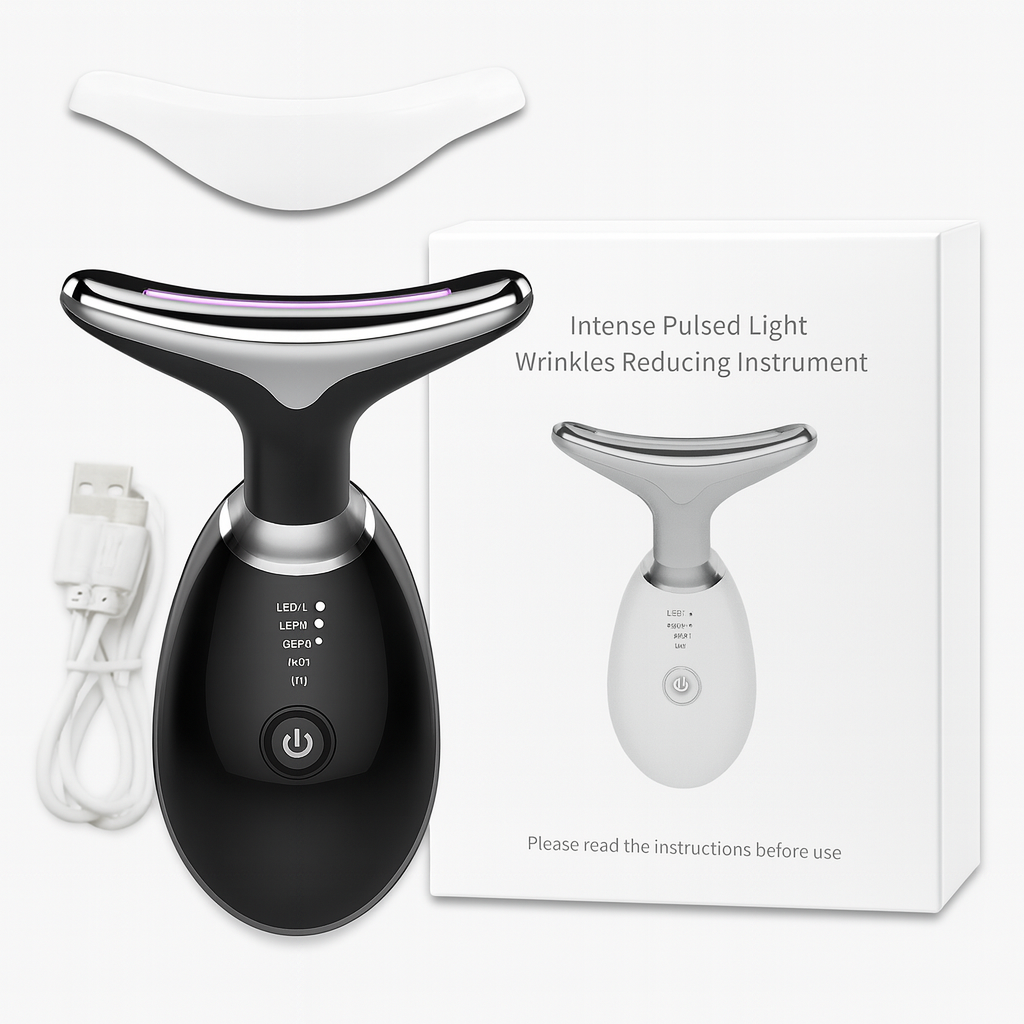 Dispositivo EMS facial premium antiedad con tecnología reafirmante avanzada LaMamiShop.