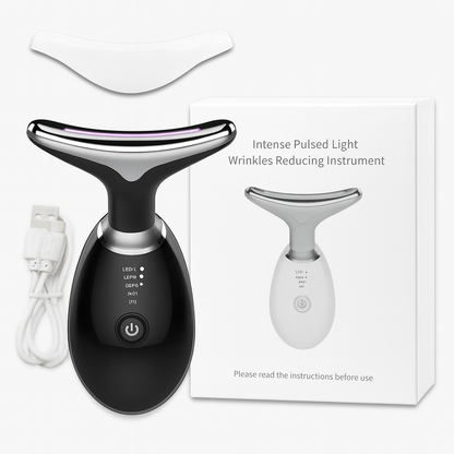 Dispositivo EMS facial premium antiedad con tecnología reafirmante avanzada LaMamiShop.